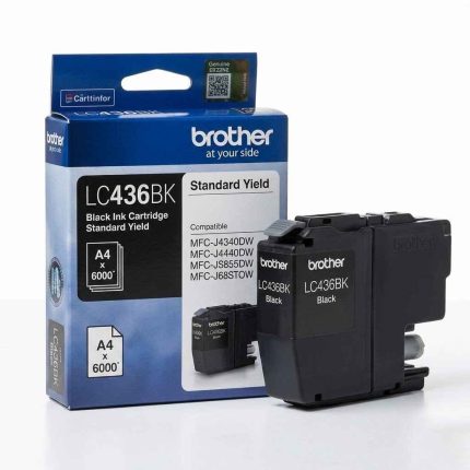 GENUINE BROTHER LC-436 BLACK INK CARTRIDGE