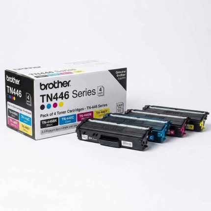 GENUINE BROTHER TN-446 BK | C | M |Y TONER CARTRIDGE (VALUE PACK, SET OF 4 TONERS)