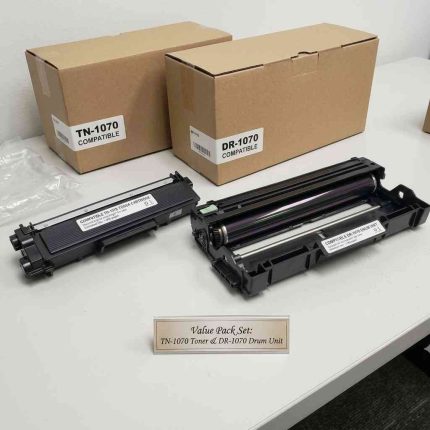 COMPATIBLE BROTHER TN-1070 TONER & DR-1070 DRUM SET (VALUE PACK)