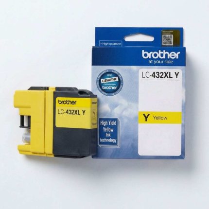 GENUINE BROTHER LC-432XL YELLOW INK CARTRIDGE