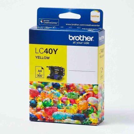 GENUINE BROTHER LC-40 YELLOW INK CARTRIDGE