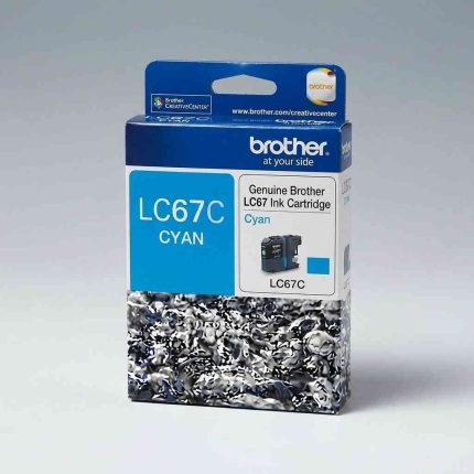 GENUINE BROTHER LC-67 CYAN INK CARTRIDGE