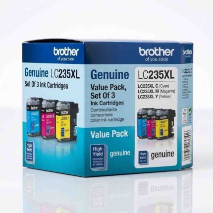 GENUINE BROTHER LC-235XL C | M | Y VALUE PACK, SET OF 3 INK CARTRIDGES