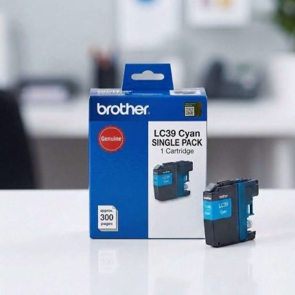 GENUINE BROTHER LC-39 CYAN INK CARTRIDGE