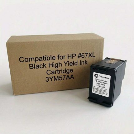 COMPATIBLE HP #67XL BLACK INK 3YM57AA