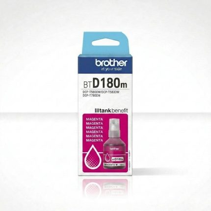 GENUINE BROTHER BTD180M MAGENTA INK BOTTLE