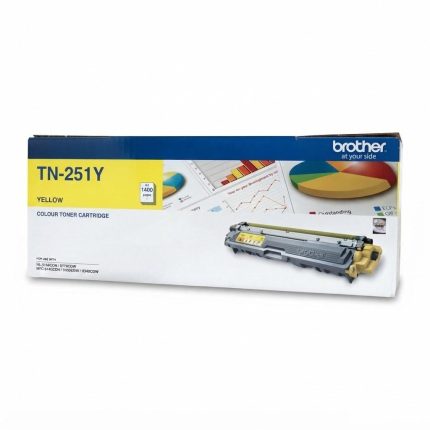 GENUINE BROTHER TN-251 YELLOW TONER CARTRIDGE