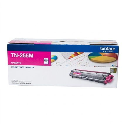 GENUINE BROTHER TN-255 MAGENTA TONER CARTRIDGE