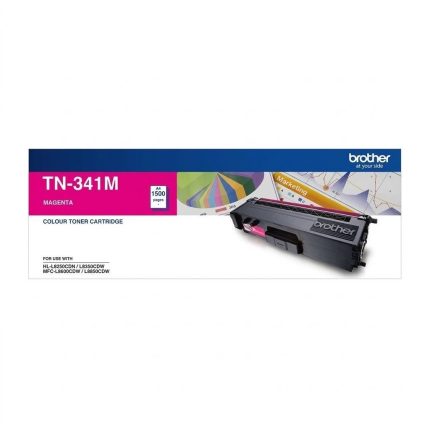 GENUINE BROTHER TN-341 MAGENTA TONER CARTRIDGE
