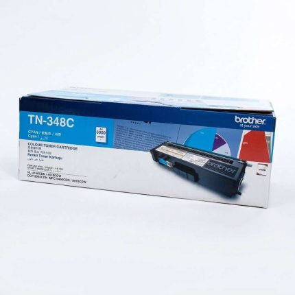 GENUINE BROTHER TN-348 CYAN TONER CARTRIDGE