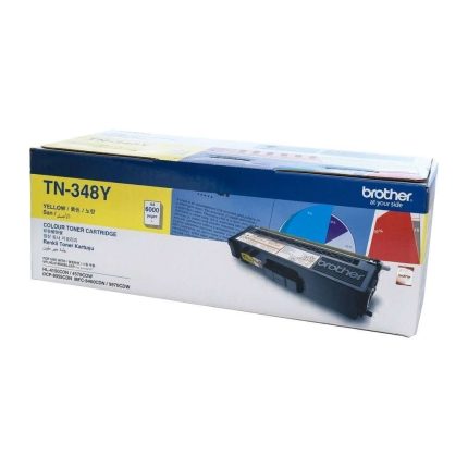 GENUINE BROTHER TN-348 YELLOW TONER CARTRIDGE