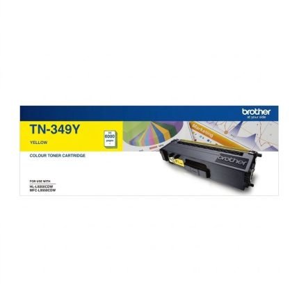 GENUINE BROTHER TN-349 YELLOW TONER CARTRIDGE