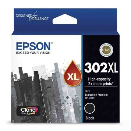 GENUINE EPSON 302XL BLACK INK CARTRIDGE