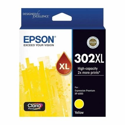 GENUINE EPSON 302XL YELLOW INK CARTRIDGE