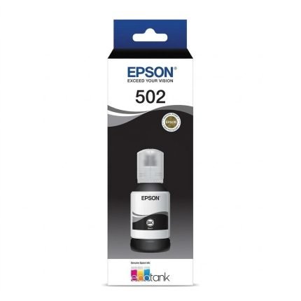GENUINE EPSON T502 BLK ECOTANK BOTTLE