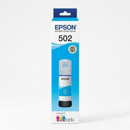 GENUINE EPSON T502 CYAN ECOTANK BOTTLE
