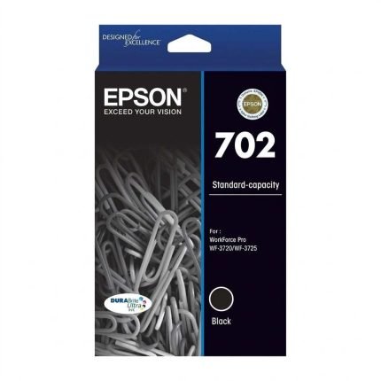 GENUINE EPSON 702 BLACK INK CARTRIDGE