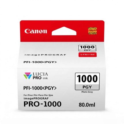 GENUINE CANON PFI1000 PHOTO GREY INK CARTRIDGE