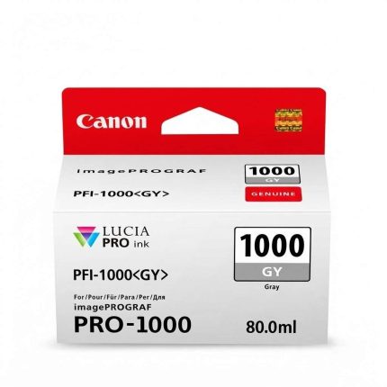 GENUINE CANON PFI1000 GREY INK CARTRIDGE