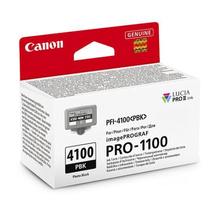 GENUINE CANON PFI4100 PHOTO BLACK INK CARTRIDGE