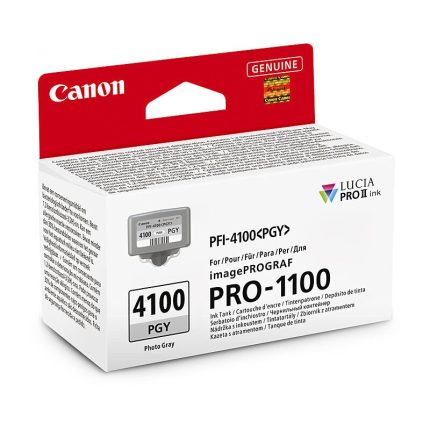 GENUINE CANON PFI4100 PHOTO GREY INK CARTRIDGE