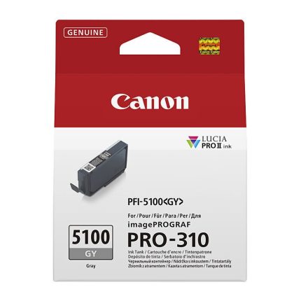 GENUINE CANON PFI5100 GREY INK CARTRIDGE