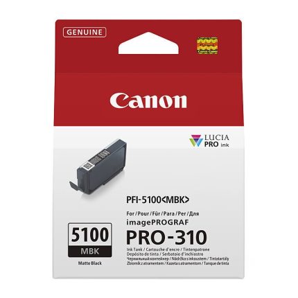GENUINE CANON PFI5100 MATTE BLACK INK CARTRIDGE