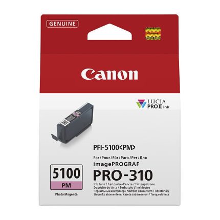 GENUINE CANON PFI5100 PHOTO MAGENTA INK CARTRIDGE