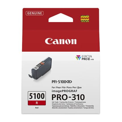 GENUINE CANON PFI5100 RED INK CARTRIDGE