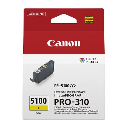 GENUINE CANON PFI5100 YELLOW INK CARTRIDGE