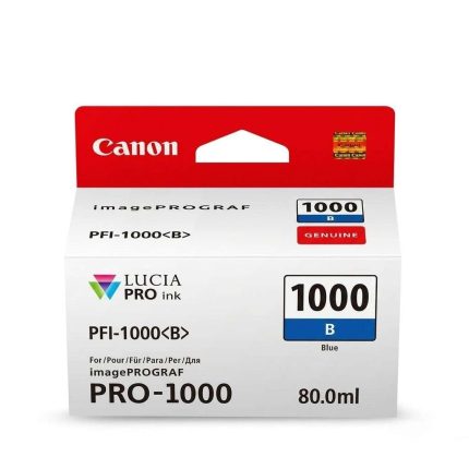GENUINE CANON PFI1000 BLUE INK CARTRIDGE