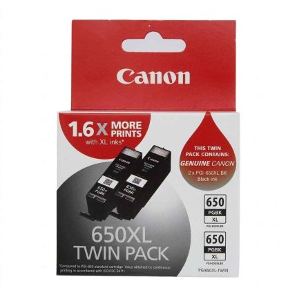 GENUINE CANON PGI650XL BLACK INK TWIN PACK