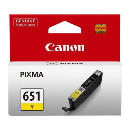 GENUINE CANON CLI651 YELLOW INK CARTRIDGE