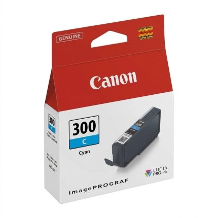 GENUINE CANON PFI300 CYAN INK TANK