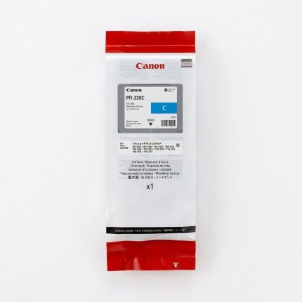 GENUINE CANON PFI320 CYAN INK