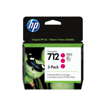 GENUINE HP #712 29ML MAGENTA PK-3 INK 3ED78A