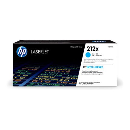 GENUINE HP #212X CYAN TONER W2121X
