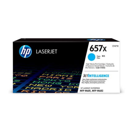 GENUINE HP #657X CYAN TONER CF471X