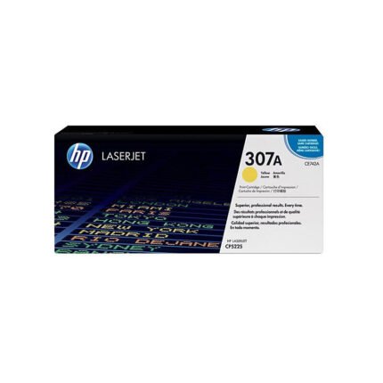 GENUINE HP #307A YELLOW TONER CE742A