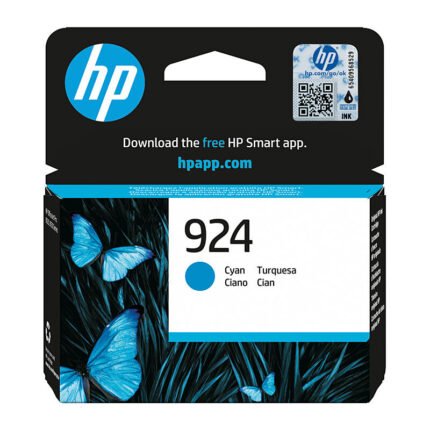 GENUINE HP #924 CYAN INK 4K0U3NA